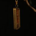 Handcrafted Wrathful Deity Thangka Pendant Necklace – Traditional Tibetan Buddhist Art Amulet, Ideal for Collection & Display - Image 5