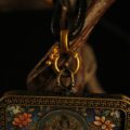 Handcrafted Blue Deity Thangka Pendant Necklace – Traditional Tibetan Buddhist Art Piece, Ideal for Collection & Decoration - Image 3
