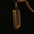 Handcrafted Blue Deity Thangka Pendant Necklace – Traditional Tibetan Buddhist Art Piece, Ideal for Collection & Decoration - Image 6