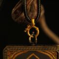 Handcrafted Lotus Mantra Mandala Thangka Pendant Necklace – Traditional Tibetan Buddhist Sacred Symbol Art, Ideal for Collection & Decoration - Image 3