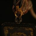 Handcrafted Square Mantra Mandala Thangka Pendant Necklace