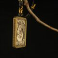 Vajrasattva Yab-Yum Thangka Pendant – Union of Clarity - Image 4