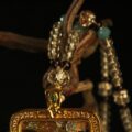 The "Divine Duality": Half-Wrathful Half-Peaceful Thangka Locket | Gold & Crystal Gau Box (Power & Compassion) - Image 4