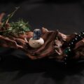 The "Wealth Guardian" Spud: Raw Pyrite Crystal Potato with Black Cat Sprite (Abundance & Protection) - Image 4