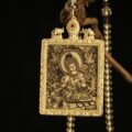 The "Fearless Female": Green Tara Etched Locket | Overcoming Obstacles (Silver Edition) - Image 3