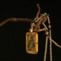 The "Lucky Dancer": Festive Fox Spirit Thangka Locket | Happiness & Good Fortune (Japanese Style) - Image 6