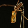 The "Imperial Lord": Yellow Jambhala Thangka Locket | Supreme Wealth (Intricate Art) - Image 4
