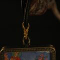 The Mandala Offering: Hand-Painted Micro Thangka Pendant | Silver-Clad Copper Amulet for Gratitude & Wisdom - Image 5