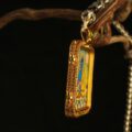 The "Supreme Healer": Medicine Buddha Thangka Locket | Health & Wellness Amulet (Lapis Lazuli Blue) - Image 4