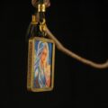 Moonlit Fox Companion Pendant – Contemporary Fantasy Art - Image 4