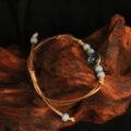 The "Ocean's Whisper": Blue Kyanite & Turquoise Dainty Bracelet | Throat Chakra Healing (Hand-Woven Gold Cord) - Image 4