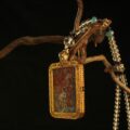 The "Sacred Elephant Rider": Samantabhadra Thangka Locket | Gold & Crystal Gau Box (Strength & Stability) - Image 5