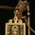 The "Silver Sage": Shakyamuni Buddha Etched Locket | Wisdom & Teaching (Dharmachakra) - Image 3