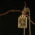The "Silver Guardian": Green Tara Etched Locket | Swift Protection (Antique Silver Style) - Image 4