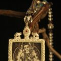 The "Silver Wisdom": Manjushri Etched Locket | Intellect & Clarity (Antique Style) - Image 3