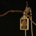 The "Silver Wisdom": Manjushri Etched Locket | Intellect & Clarity (Antique Style) - Image 4