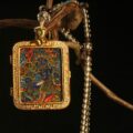 The "Fierce Guardian": Six-Armed Mahakala Thangka Locket | Gold & Crystal Gau Box (Ultimate Protection) - Image 2