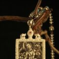 The "Vintage Guardian": Green Tara Etched Locket | Swift Protection (Antique Silver Style) - Image 3