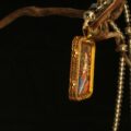 The "Mystic Duality": Mask & Maiden Thangka Locket | Balance of Power (Yin Yang Art) - Image 4