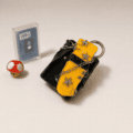 "Tamagoyaki Sushi  Keychain /  Bag Charm"|Golden egg, brutal metal. - Image 2