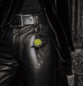 Complete Green Apple Keychain / Bag Charm|Sour innocence, caged in metal. A forbidden harvest from the future. - Image 5