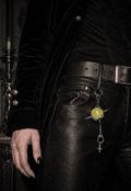Complete Green Apple Keychain / Bag Charm|Sour innocence, caged in metal. A forbidden harvest from the future. - Image 2