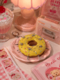Donut Keychain / Bag Charm|Freshly glazed. Aggressively pierced.