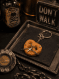 Cookie Keychain / Bag Charm|"Golden, crispy comfort, pierced with punk rebellion. Three ways to bite back. - Image 6