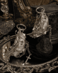 "Silver Dumpling Keychain / Bag Charm   Caramel-Colored Dumpling Keychain / Bag Charm"|Street Food Meets Street Punk. - Image 2