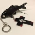 Grilled Fish + CrossKeychain / Bag Charm|