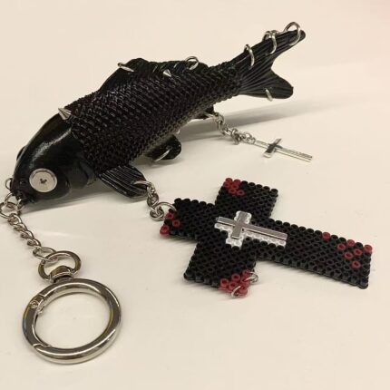 Grilled Fish + CrossKeychain / Bag Charm|