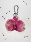Phalaenopsis Orchid Keychain / Bag Charm|Unleash Your Inner Rebel with Our Artisanal Cyber-Orchid Charm. - Image 4