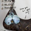 Phalaenopsis Orchid Keychain / Bag Charm|Unleash Your Inner Rebel with Our Artisanal Cyber-Orchid Charm. - Image 5