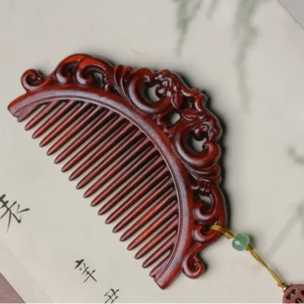 Rosewood Hair Comb - Anti-Static Scalp Massage Tool