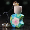 Hand-Painted Ceramic Essential Oil Diffuser Bottle | Portable Aromatherapy for Car & Home