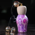 Hand-Painted Ceramic Essential Oil Diffuser Bottle | Portable Aromatherapy for Car & Home