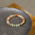 7 Chakra Agate Bracelet - Healing Beads for Balance & Yoga - Image 3