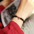 Black Obsidian Lotus Bracelet - Protection & New Beginnings - Image 5
