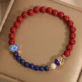 Cinnabar & Lapis Lazuli Koi Bracelet - Prosperity & Protection - Image 5