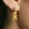 Tanfog Gummy Bear Drop Earrings | Tarnish-Free Stainless Steel Office Jewelry - Image 3