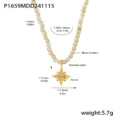 Tanfog Natural Stone North Star Necklace | Tarnish-Free Stainless Steel Compass Pendant - Image 4