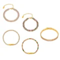 Tanfog Tarnish-Free Titanium Steel Tennis Bracelet | Waterproof CZ Link Bracelet - Image 5