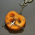 Cookie Keychain / Bag Charm|"Golden, crispy comfort, pierced with punk rebellion. Three ways to bite back. - Image 4