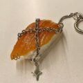Amberjack Sushi Keychain / Bag Charm|Silky amber flesh, bound in chains and pinned by rebellion. - Image 4