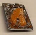 Citrus Pulp Keychain / Bag Charm Peeled Innocence, Bound in Chains. - Image 5